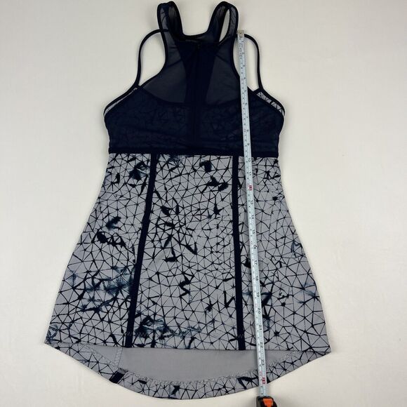 LULULEMON Pedal Pace Tank Shirt Star Crushed Silver Fox Deep Navy Athletic Top 4 - Picture 10 of 10